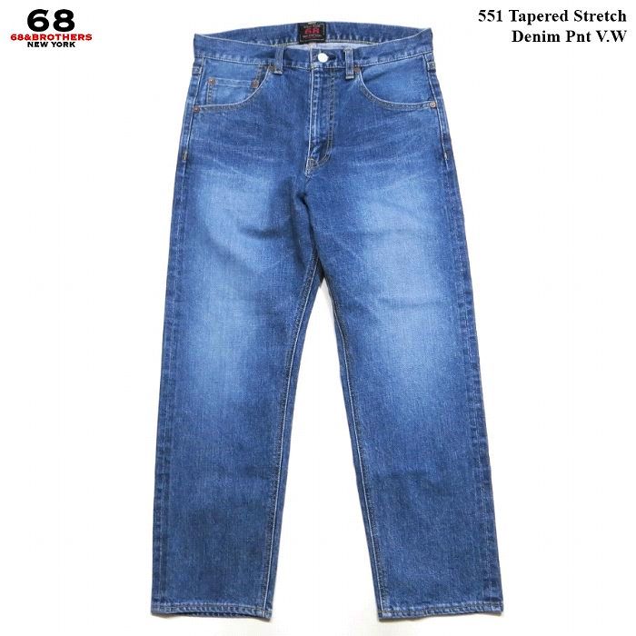 68＆brothers 551 Tapered Stretch Denim