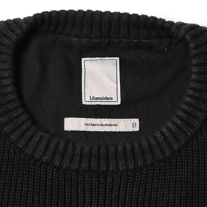 Liberaiders｜リベレイダース｜GARMENTDYED CREWNECK SWEATERの
