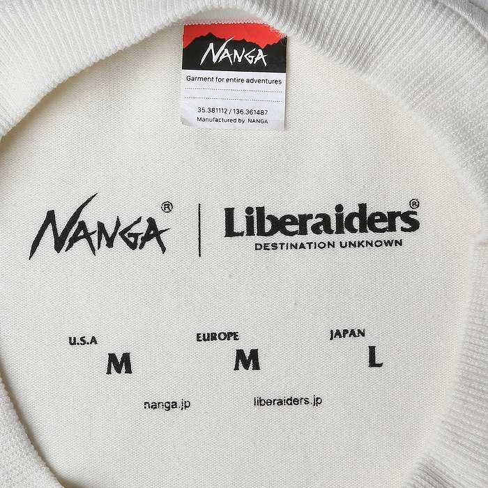 Liberaiders｜リベレイダース｜NANGA X LIBERAIDERS ECO HYBRID L/S 